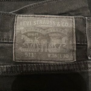 Black Levi Jeans. Good Condition.
